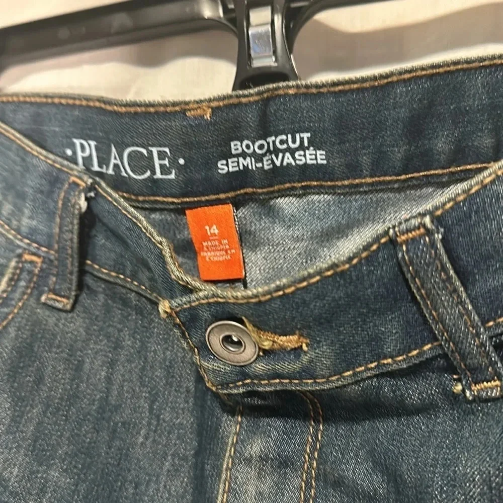 NWOT boys Children's Place bootcut jeans size 14 with adjustable waist